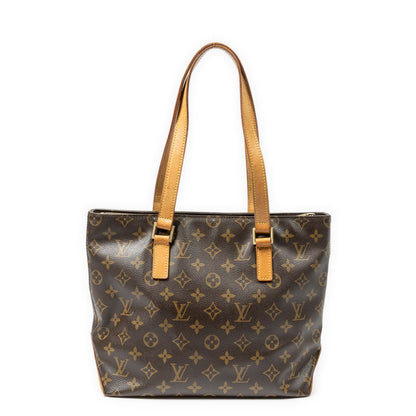 Louis Vuitton Cabas Piano Brown Monogram Canvas Tote — view 5
