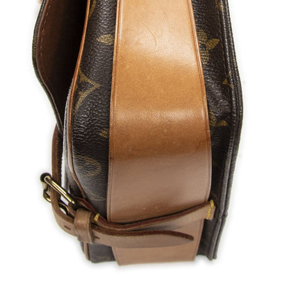 Louis Vuitton Cartouchiere Brown Monogram Canvas Shoulder Bag — view 8
