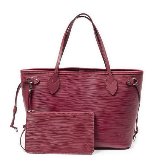 Louis Vuitton Neverfull Fuchsia Tote Epi