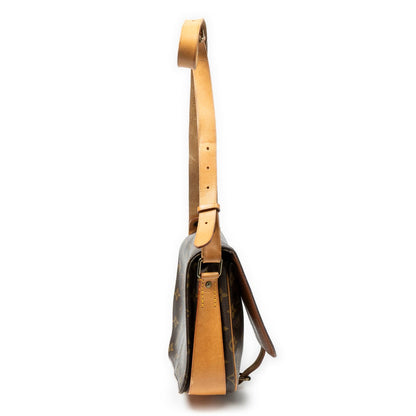 Louis Vuitton Cartouchiere Brown Monogram Canvas Shoulder Bag — view 4
