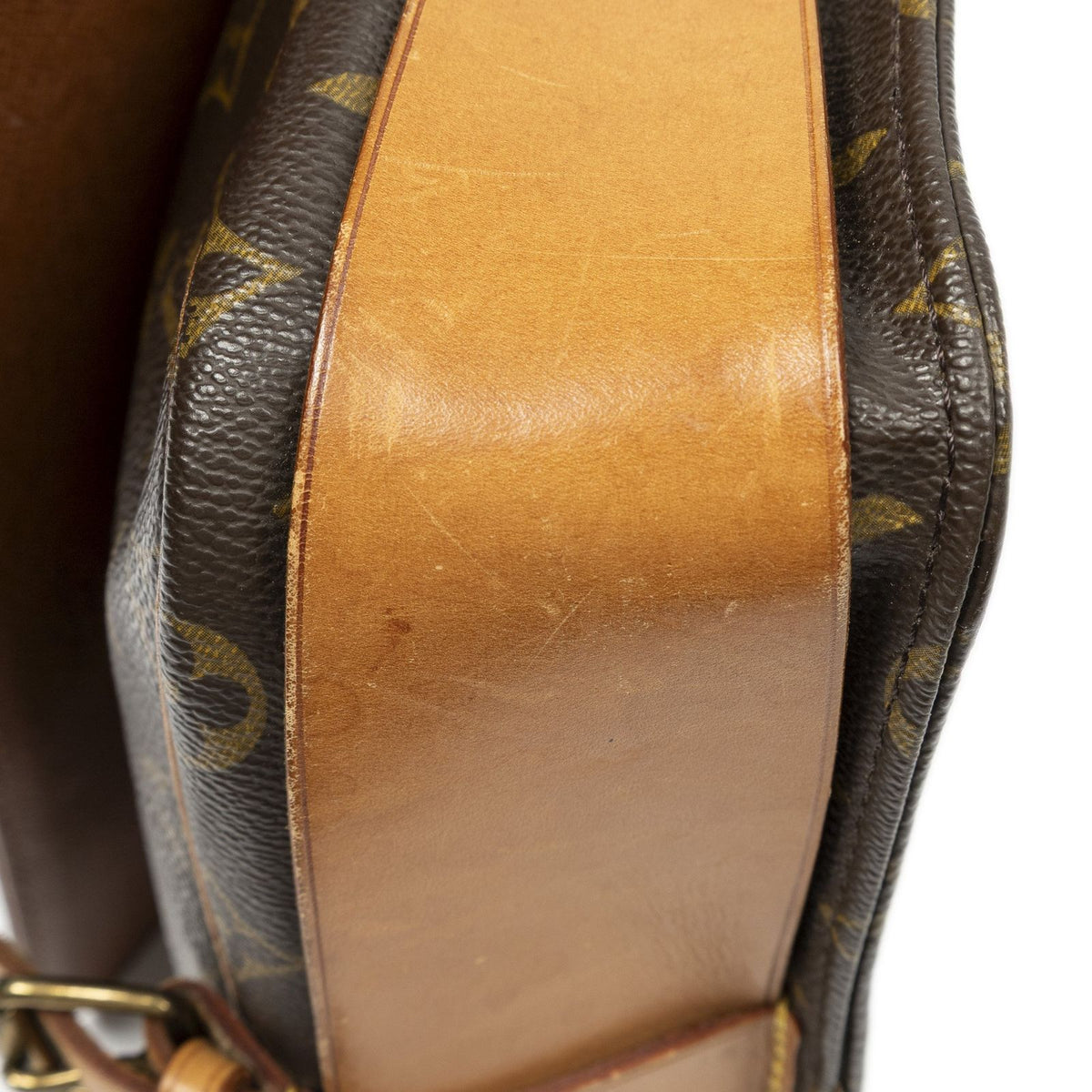 Louis Vuitton Cartouchiere Brown Monogram Canvas Shoulder Bag — view 7