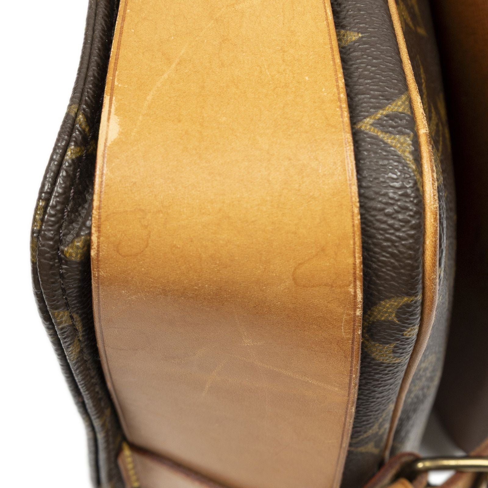Louis Vuitton Cartouchiere Brown Monogram Canvas Shoulder Bag — view 8
