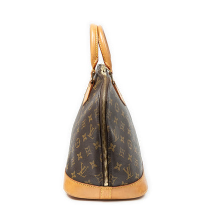 Louis Vuitton Alma Brown Monogram Canvas Handbag — view 4