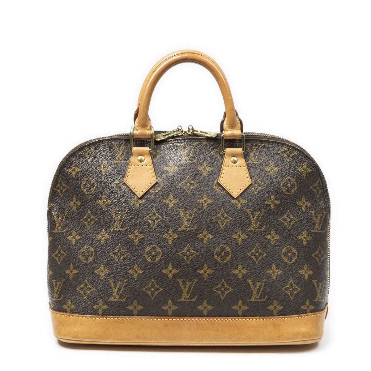 Louis Vuitton Alma Brown Monogram Canvas Handbag