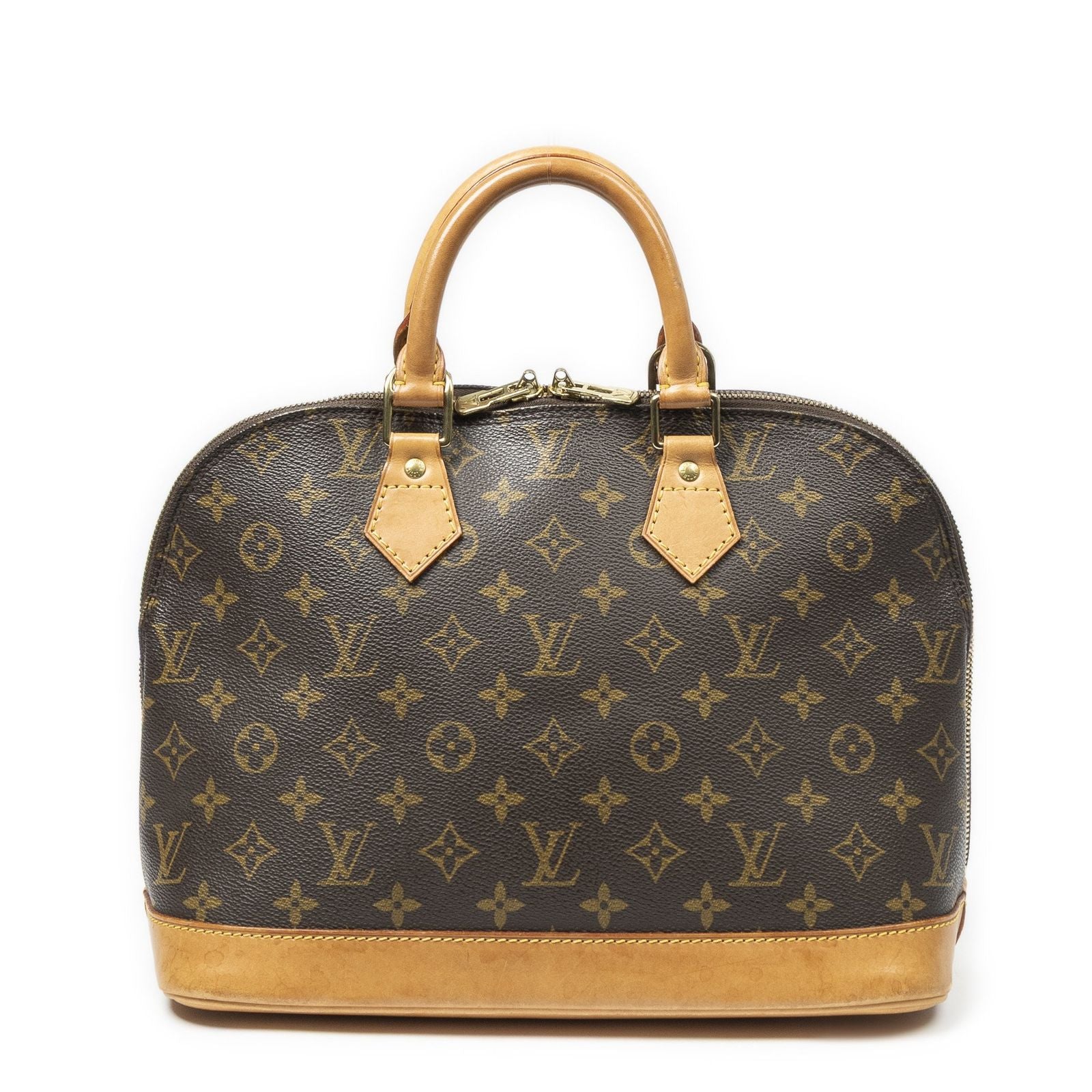 Louis Vuitton Alma Brown Monogram Canvas Handbag