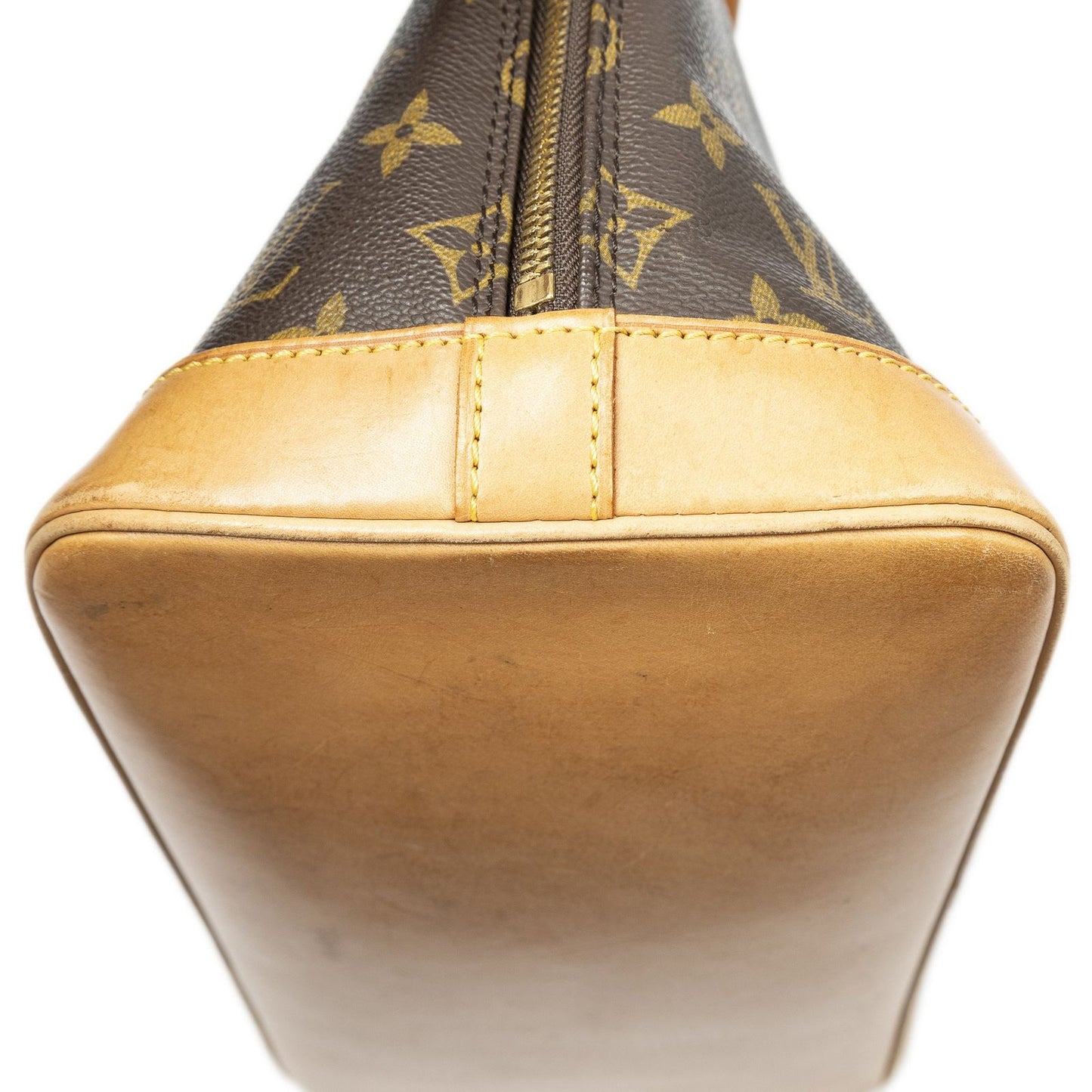Louis Vuitton Alma Brown Monogram Canvas Handbag — view 7