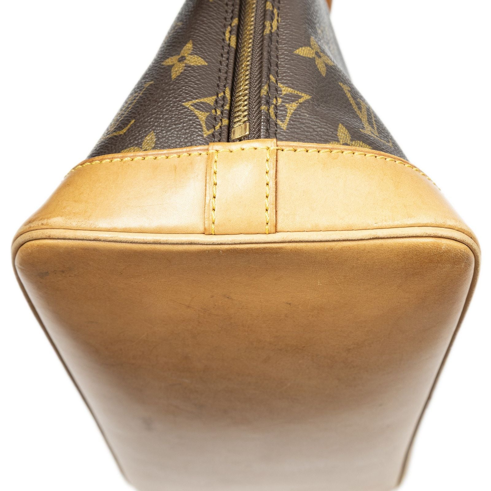 Louis Vuitton Alma Brown Monogram Canvas Handbag — view 7