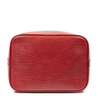 Louis Vuitton Noe Red Epi Bucket Bag — view 6
