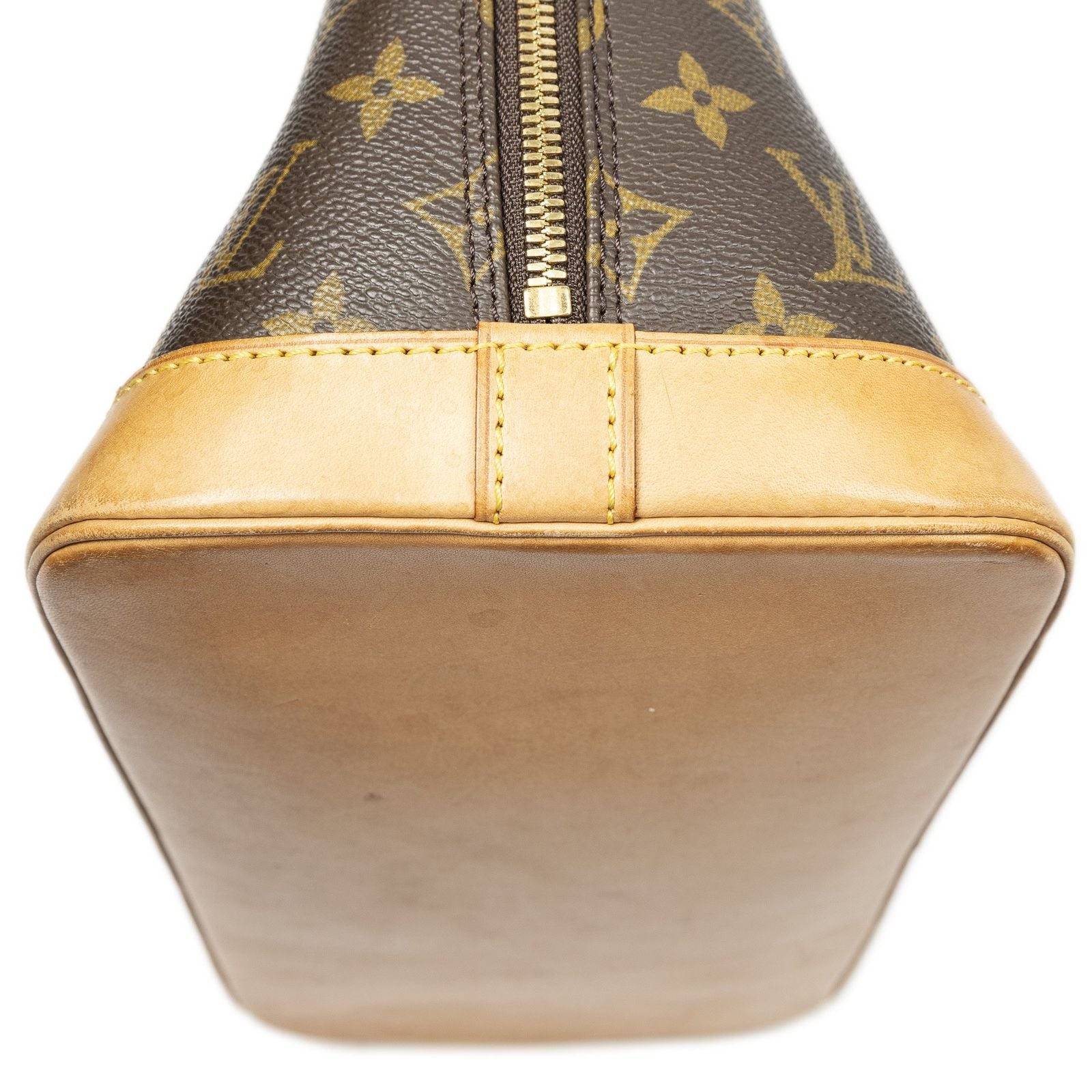 Louis Vuitton Alma Brown Monogram Canvas Handbag — view 7