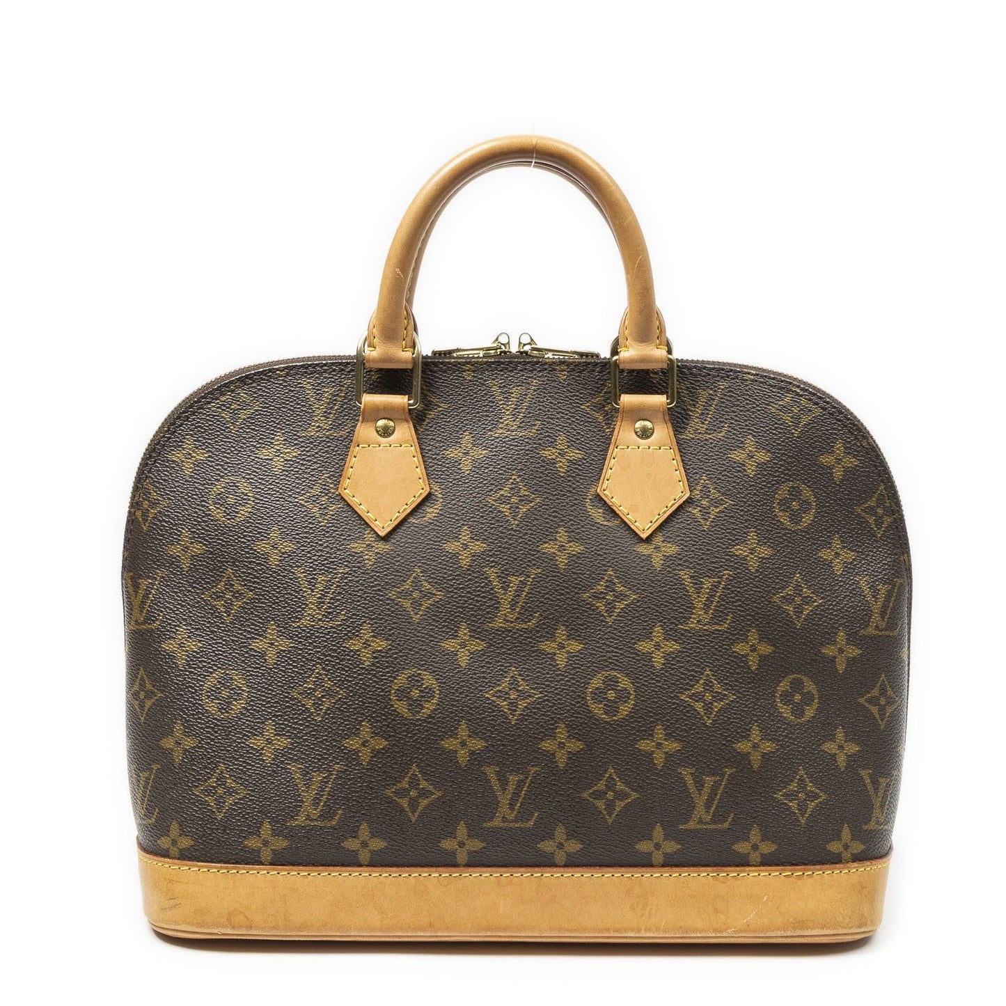 Louis Vuitton Alma Brown Monogram Canvas Handbag