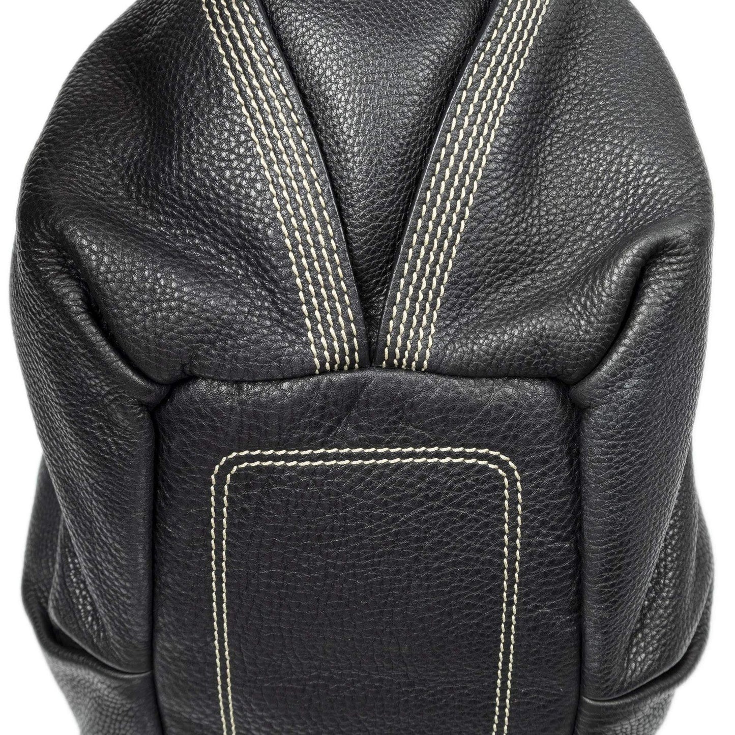 Celine Large Bitter Sweet Black Gray Leather Shoulder Bag — view 7