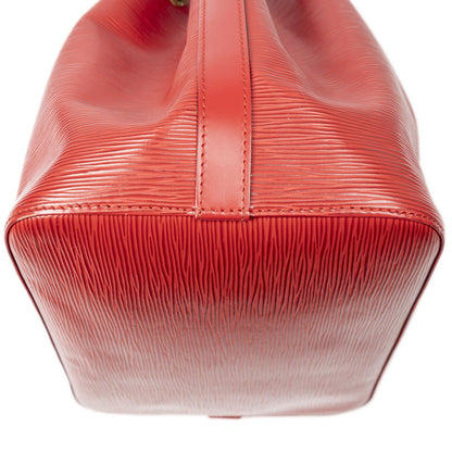 Louis Vuitton Noe Red Epi Bucket Bag — view 7