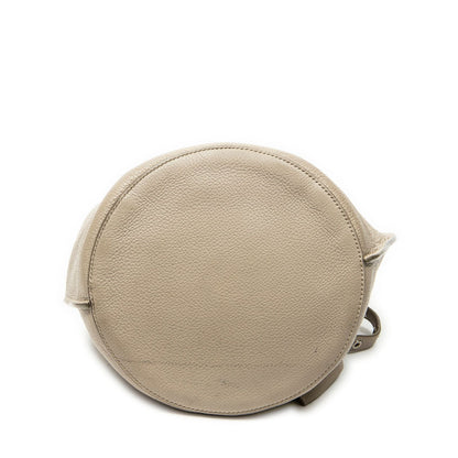 Celine Large Shape Bucket Bag Gray Grain Calfskin Leather — view 6