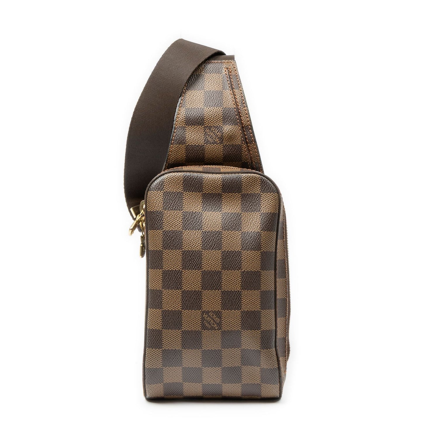 Louis Vuitton Geronimos Brown Damier Ebene Crossbody