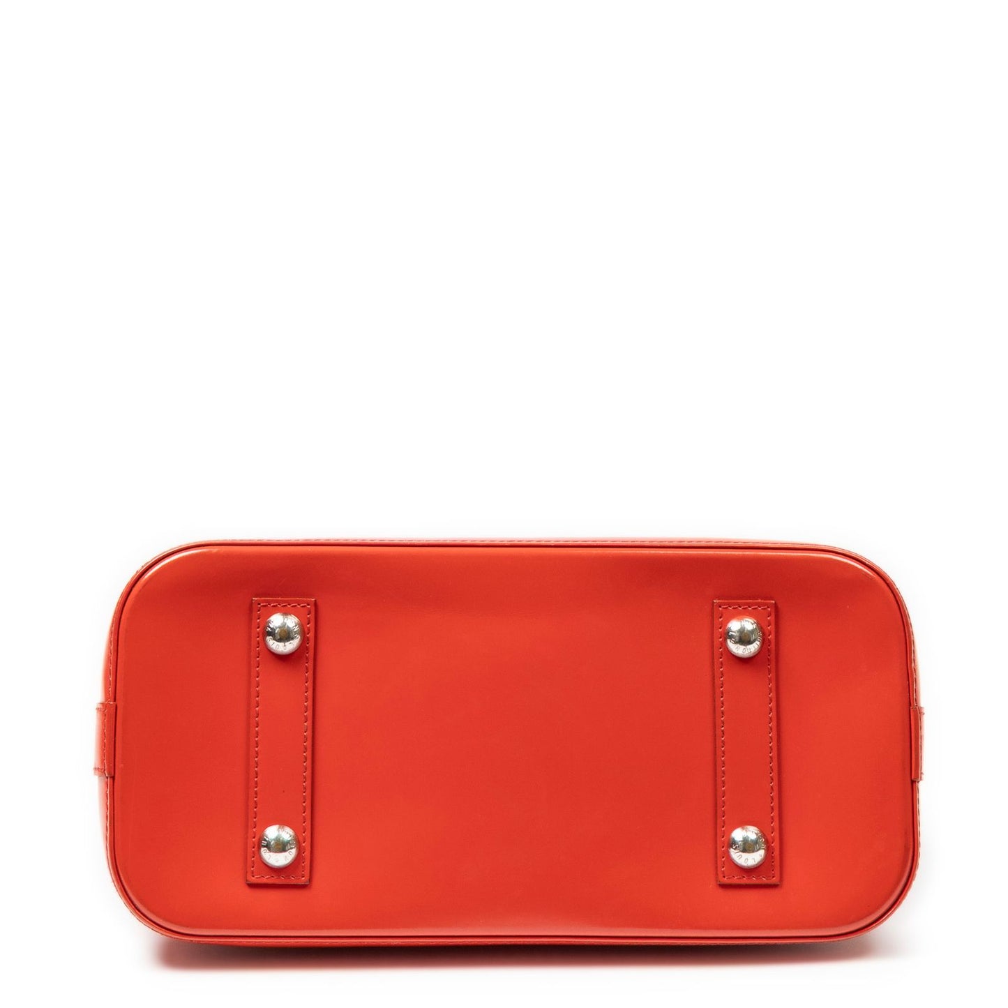 Louis Vuitton Alma Red Epi Handbag — view 6