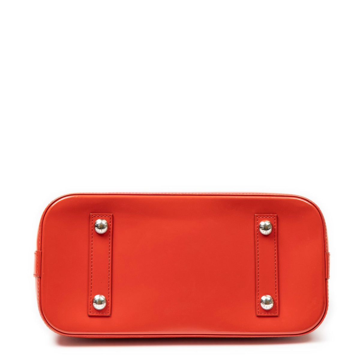Louis Vuitton Alma Red Epi Handbag — view 6
