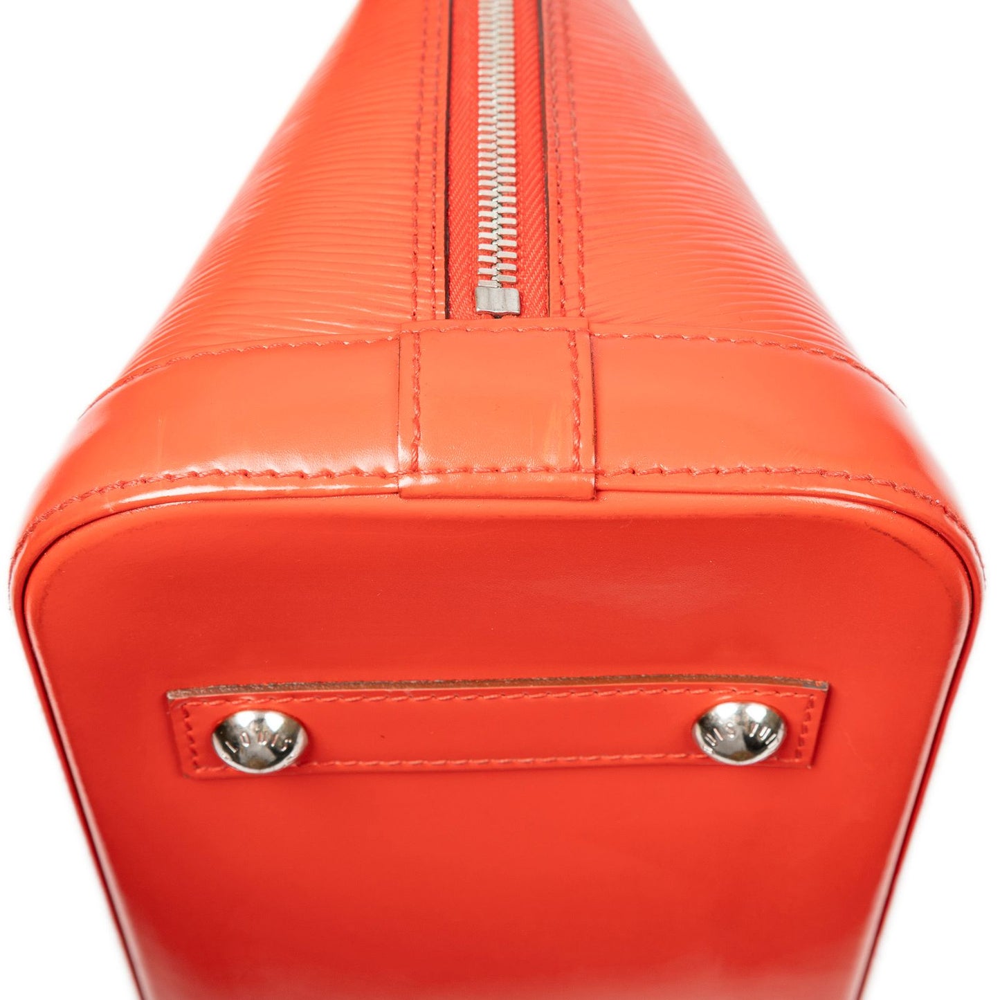 Louis Vuitton Alma Red Epi Handbag — view 8