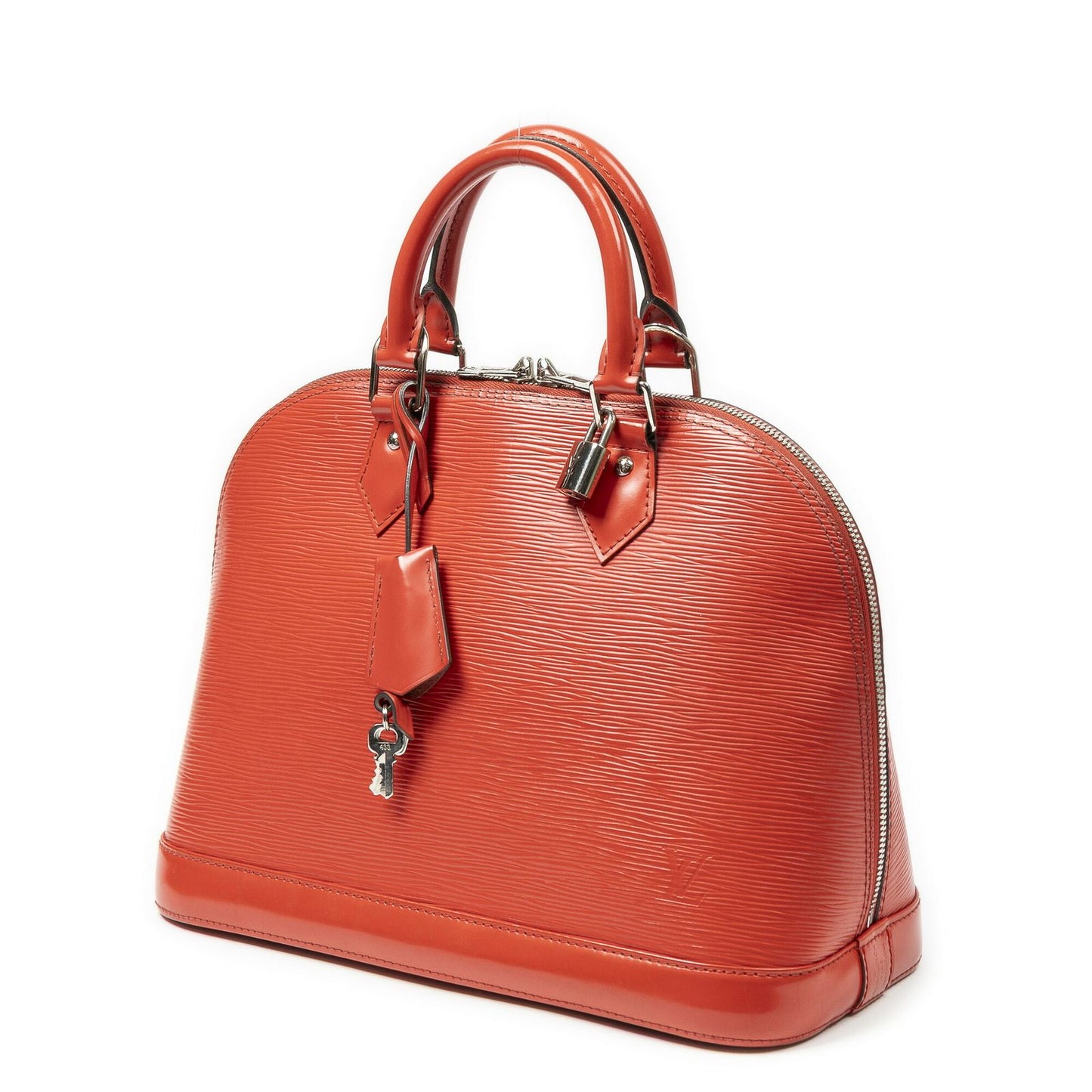 Louis Vuitton Alma Red Epi Handbag — view 2
