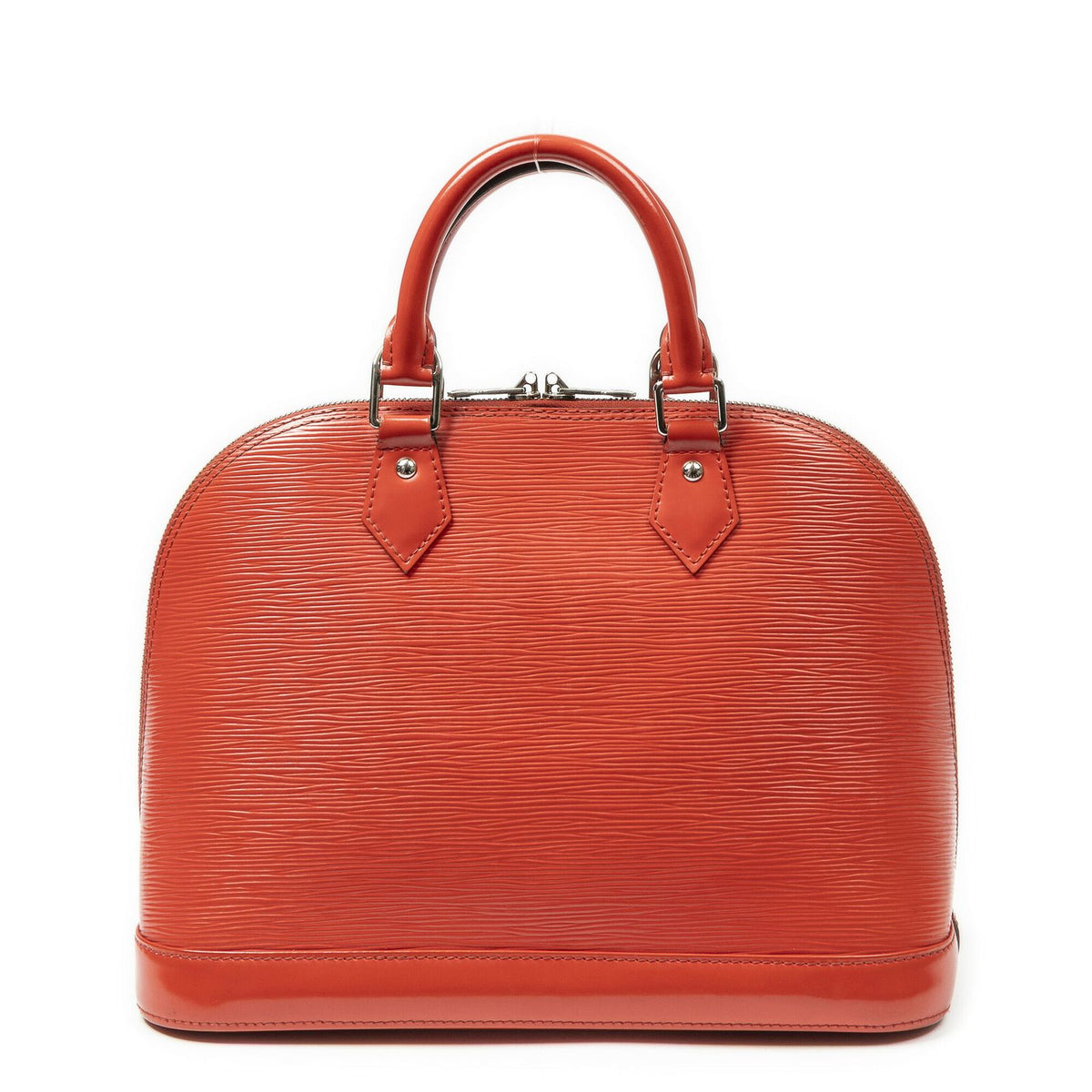 Louis Vuitton Alma Red Epi Handbag — view 5