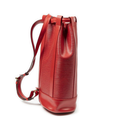 Louis Vuitton Randonnie Red Epi Handbag — view 4