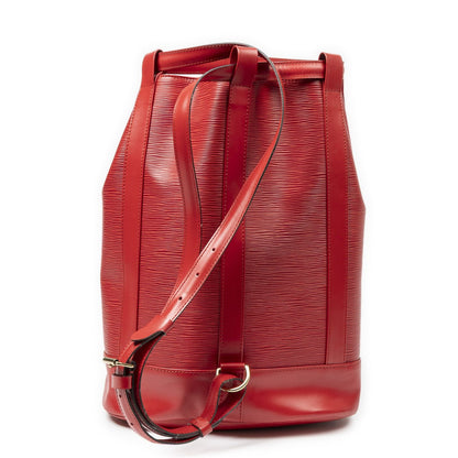 Louis Vuitton Randonnie Red Epi Handbag — view 5