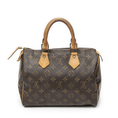 Louis Vuitton Speedy Brown Monogram Canvas Handbag — view 5