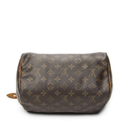Louis Vuitton Speedy Brown Monogram Canvas Handbag — view 6