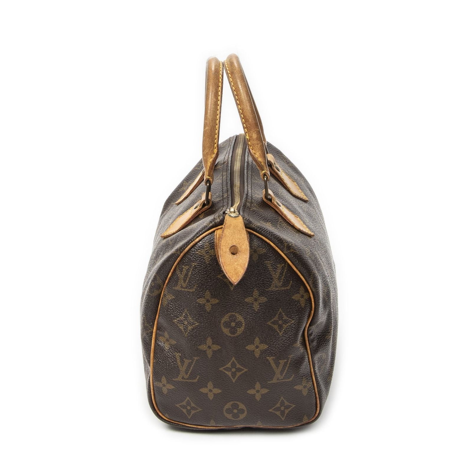 Louis Vuitton Speedy Brown Monogram Canvas Handbag — view 3