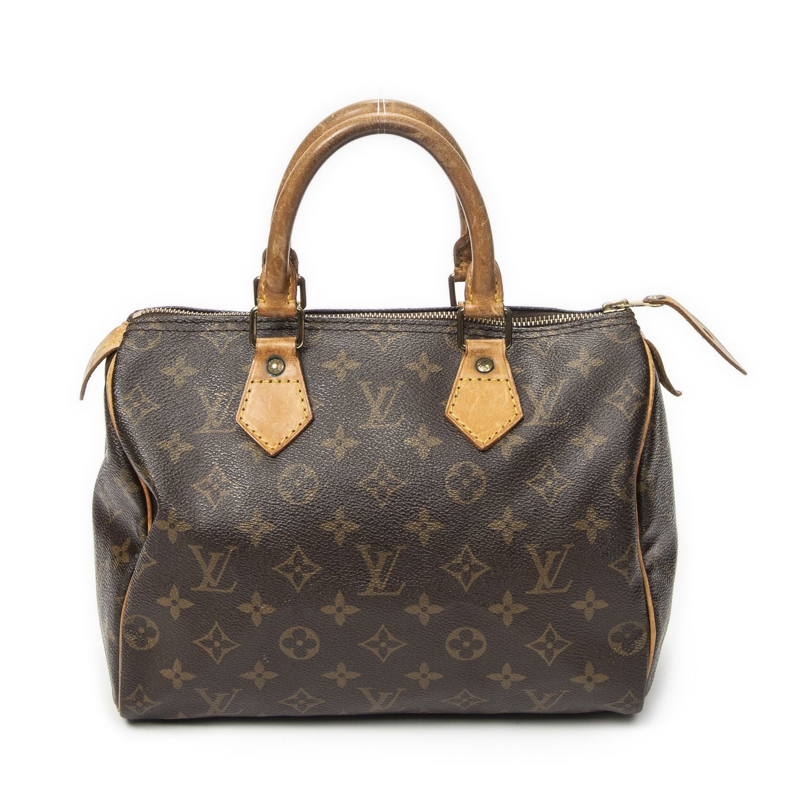 Louis Vuitton Speedy Brown Monogram Canvas Handbag