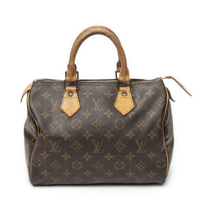 Louis Vuitton Speedy Brown Monogram Canvas Handbag