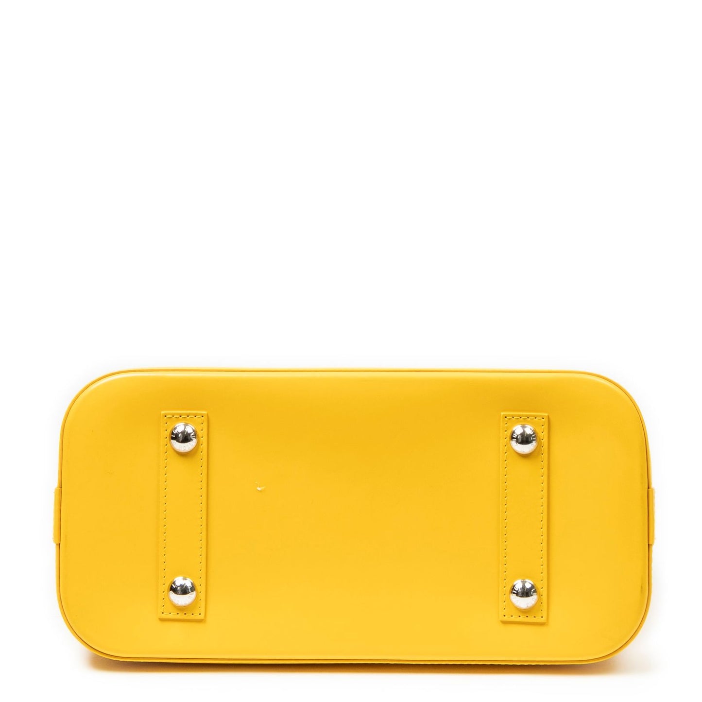 Louis Vuitton Alma Yellow Epi Handbag — view 6