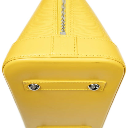 Louis Vuitton Alma Yellow Epi Handbag — view 7