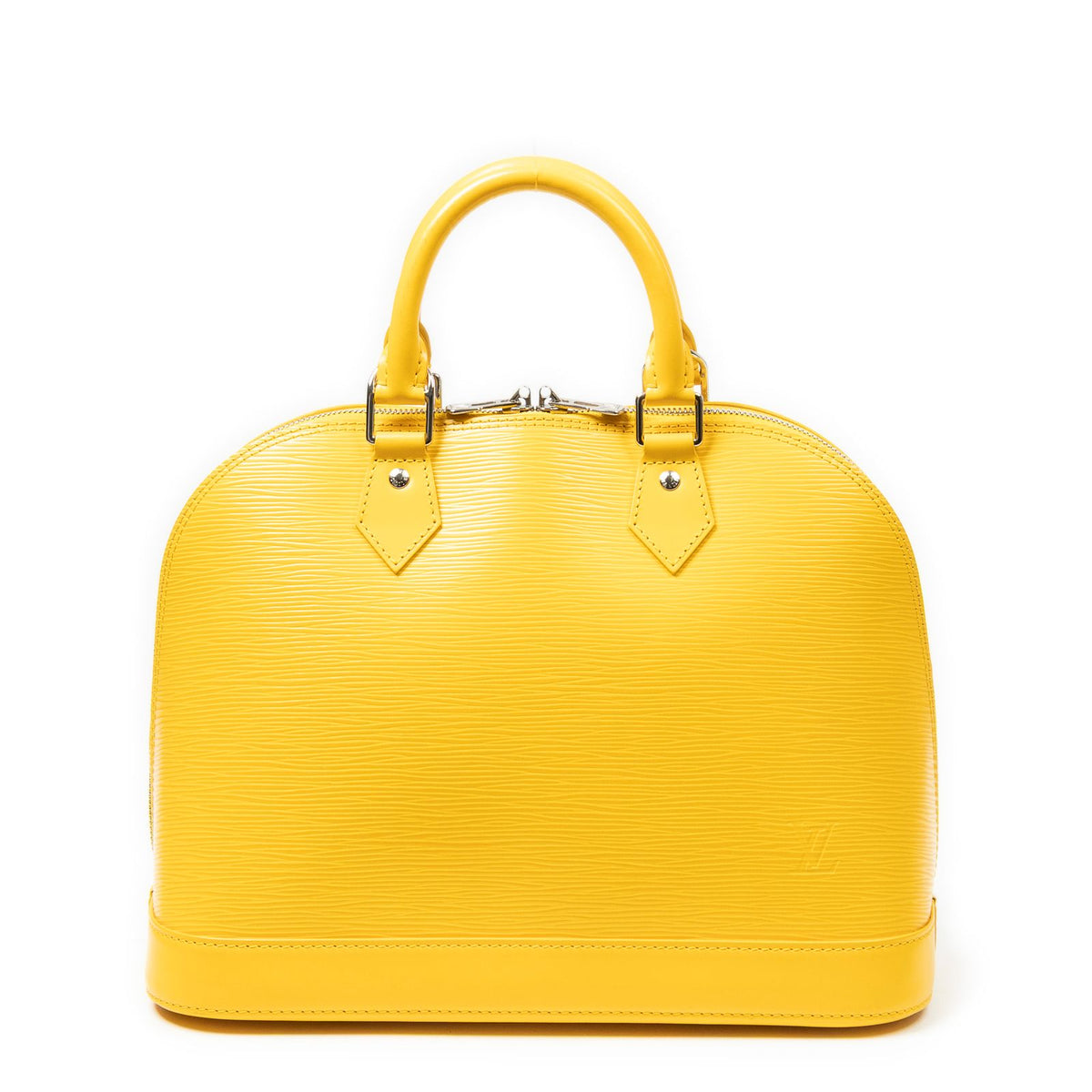 Louis Vuitton Alma Yellow Epi Handbag