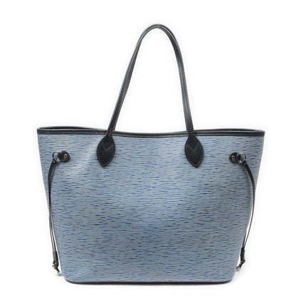 Louis Vuitton Neverfull Blue Denim Tote — view 5