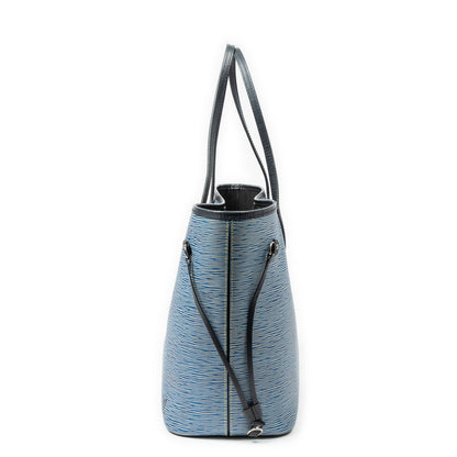 Louis Vuitton Neverfull Blue Denim Tote — view 3
