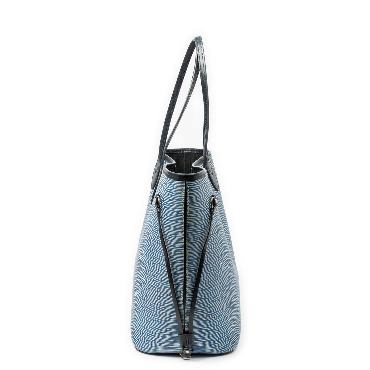 Louis Vuitton Neverfull Blue Denim Tote — view 4