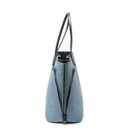 Louis Vuitton Neverfull Blue Denim Tote — view 4