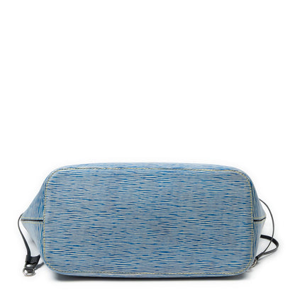 Louis Vuitton Neverfull Blue Denim Tote Epi — view 6