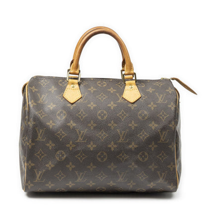 Louis Vuitton Speedy Brown Monogram Canvas Handbag