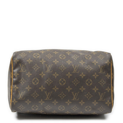 Louis Vuitton Speedy Brown Monogram Canvas Handbag — view 6