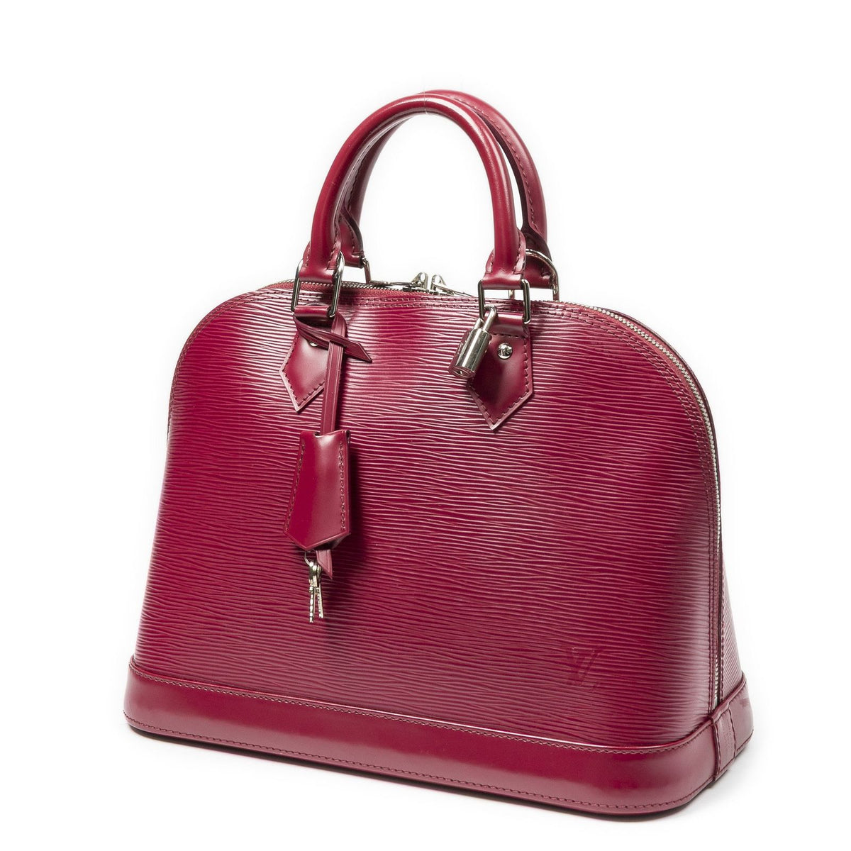 Louis Vuitton Alma Fuchsia Epi Handbag — view 2