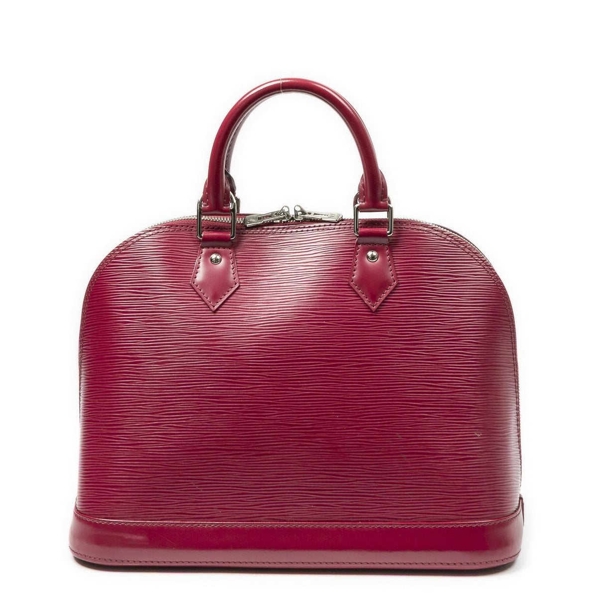 Louis Vuitton Alma Fuchsia Epi Handbag — view 5