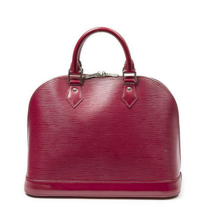 Louis Vuitton Alma Fuchsia Epi Handbag — view 5