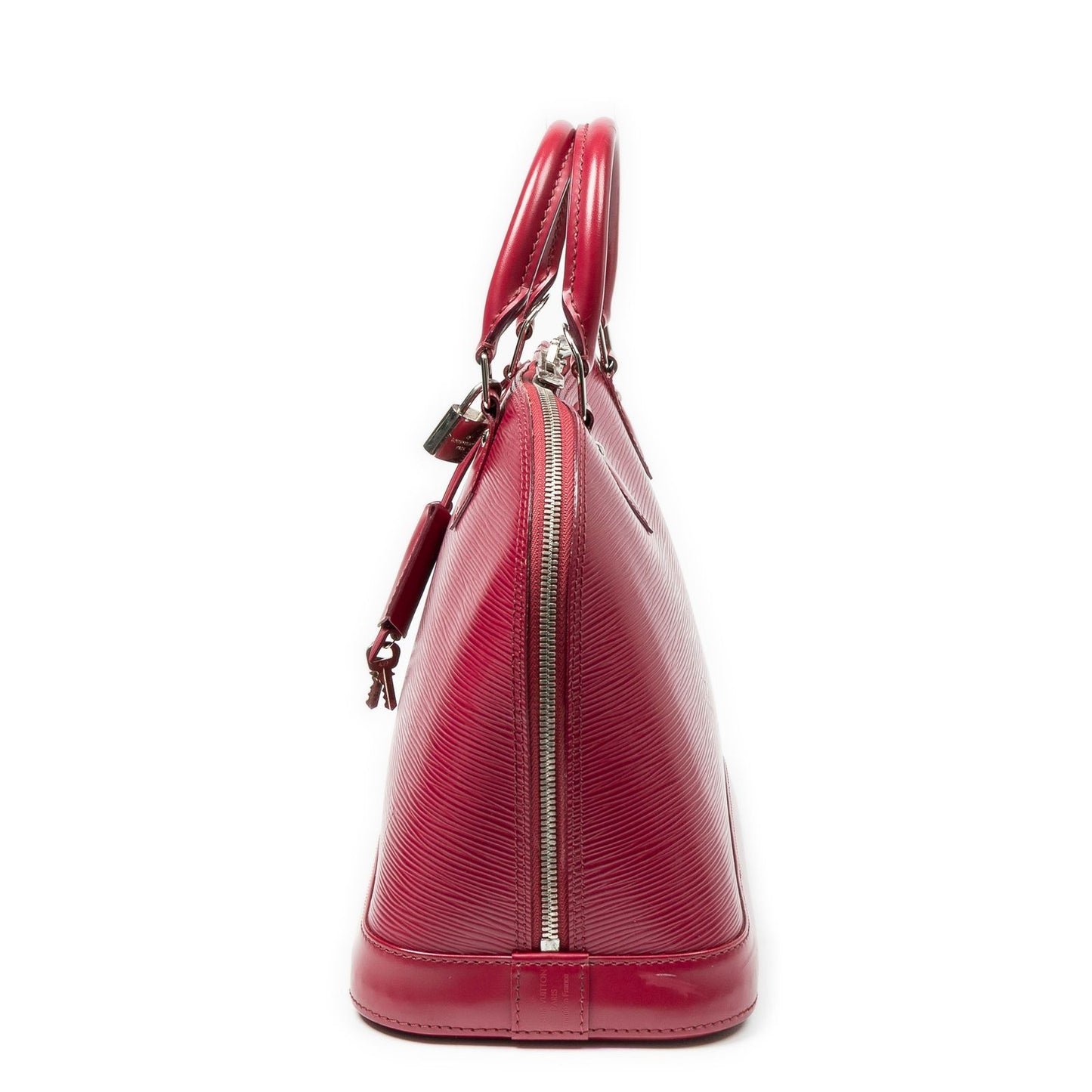 Louis Vuitton Alma Fuchsia Epi Handbag — view 3