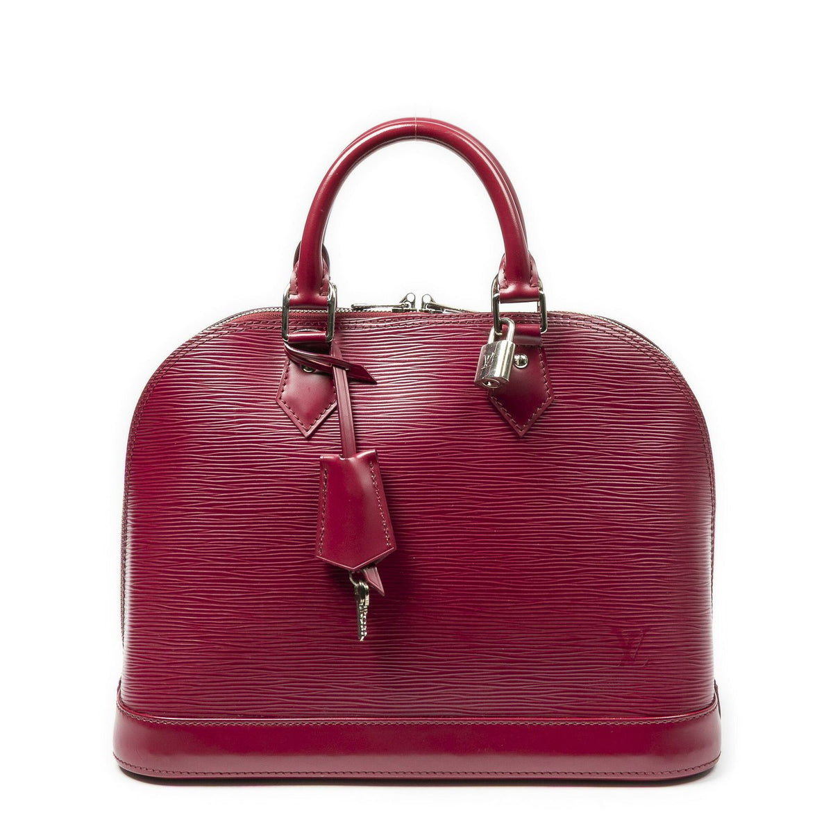 Louis Vuitton Alma Fuchsia Epi Handbag