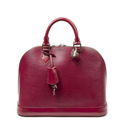 Louis Vuitton Alma Fuchsia Epi Handbag