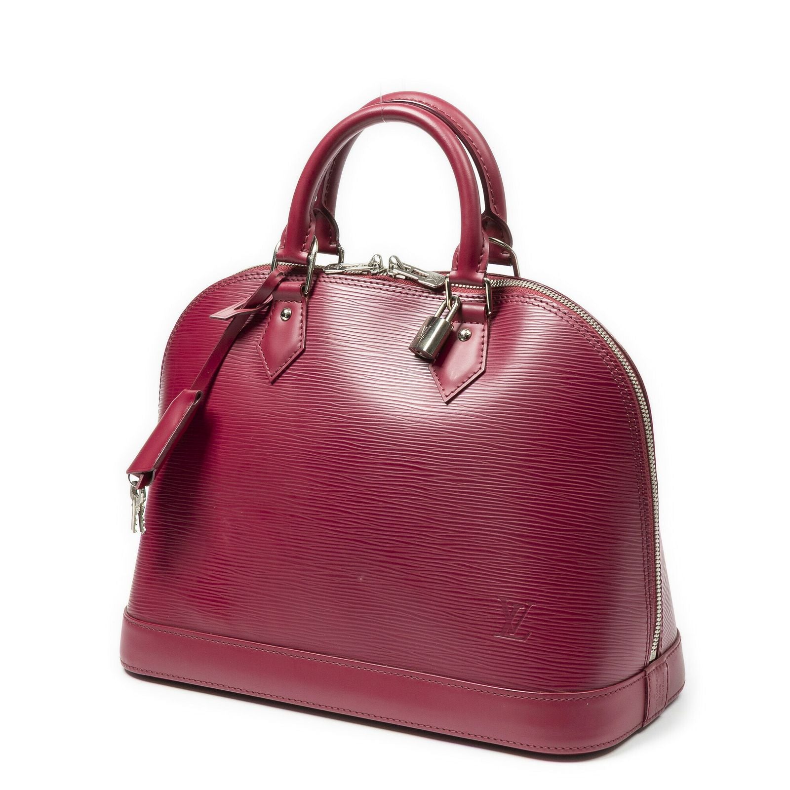 Louis Vuitton Alma Fuchsia Epi Handbag — view 2