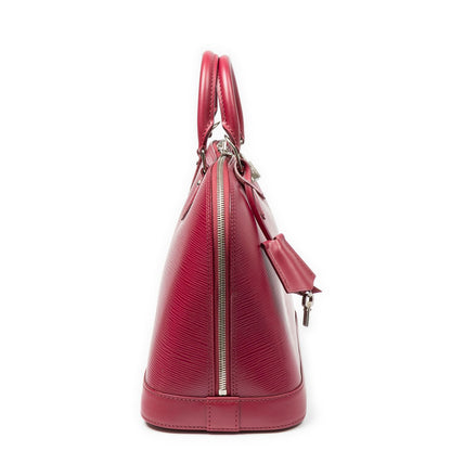 Louis Vuitton Alma Fuchsia Epi Handbag — view 4