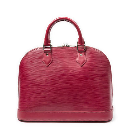 Louis Vuitton Alma Fuchsia Epi Handbag — view 5