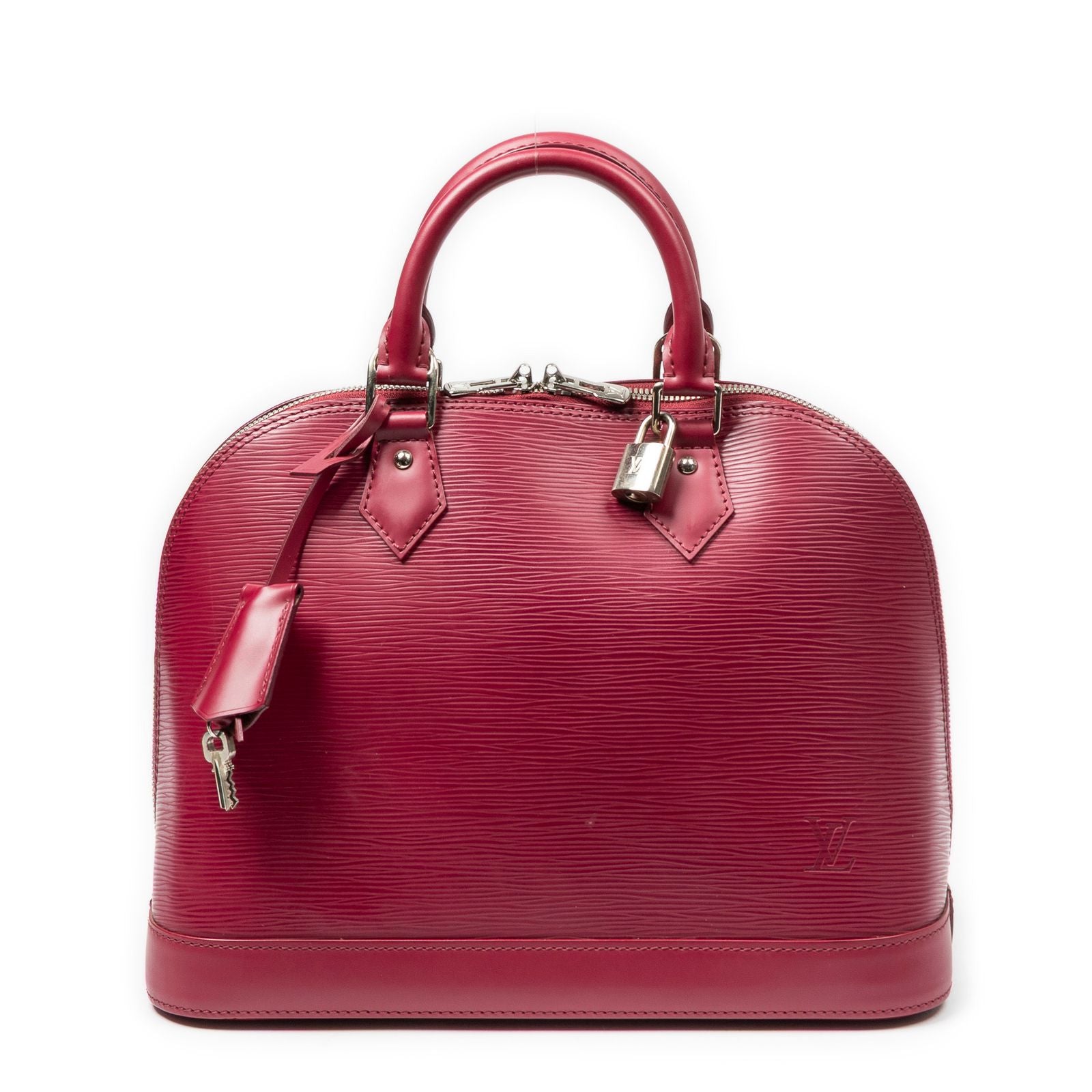 Louis Vuitton Alma Fuchsia Epi Handbag